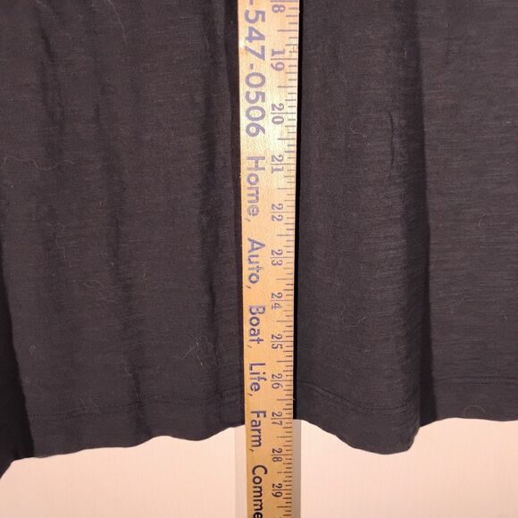 Theory henley tshirt mens M Medium black long sleeve cotton G0494561 - Picture 4 of 7